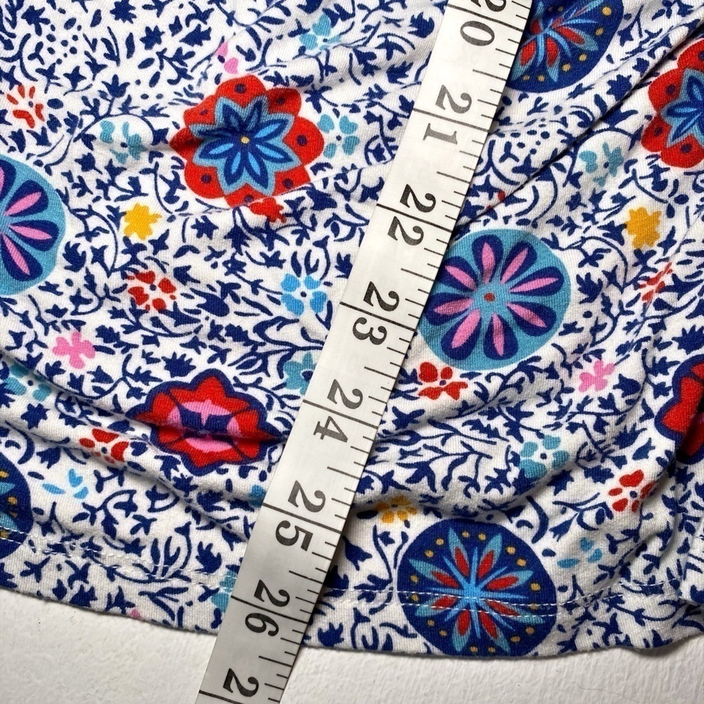 Boden Blue Floral Medallion Print Neck Jersey
Short Sleeve Faux Wrap Shirt - Picture 12 of 13